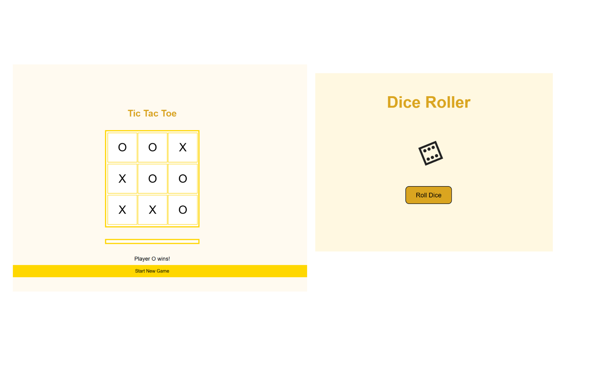 Dice Game Project
